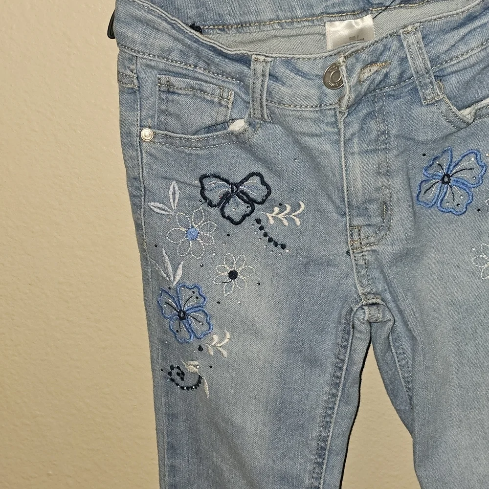 Wallflower Blue Flared Denim Jeans - Picture 2 of 14